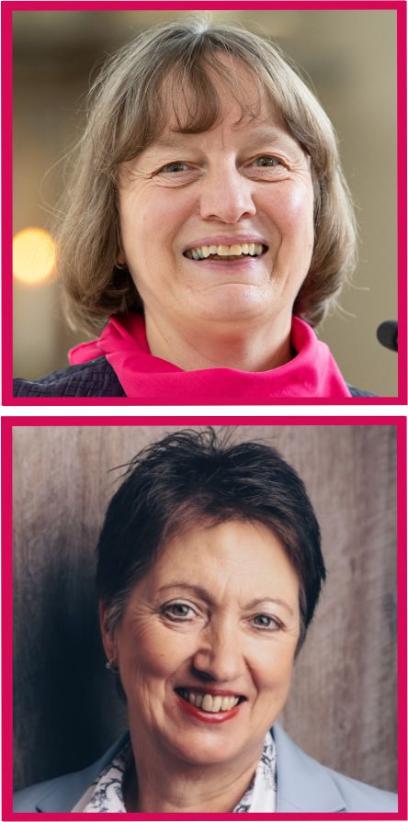 Petra Frey und Ruth Solbach