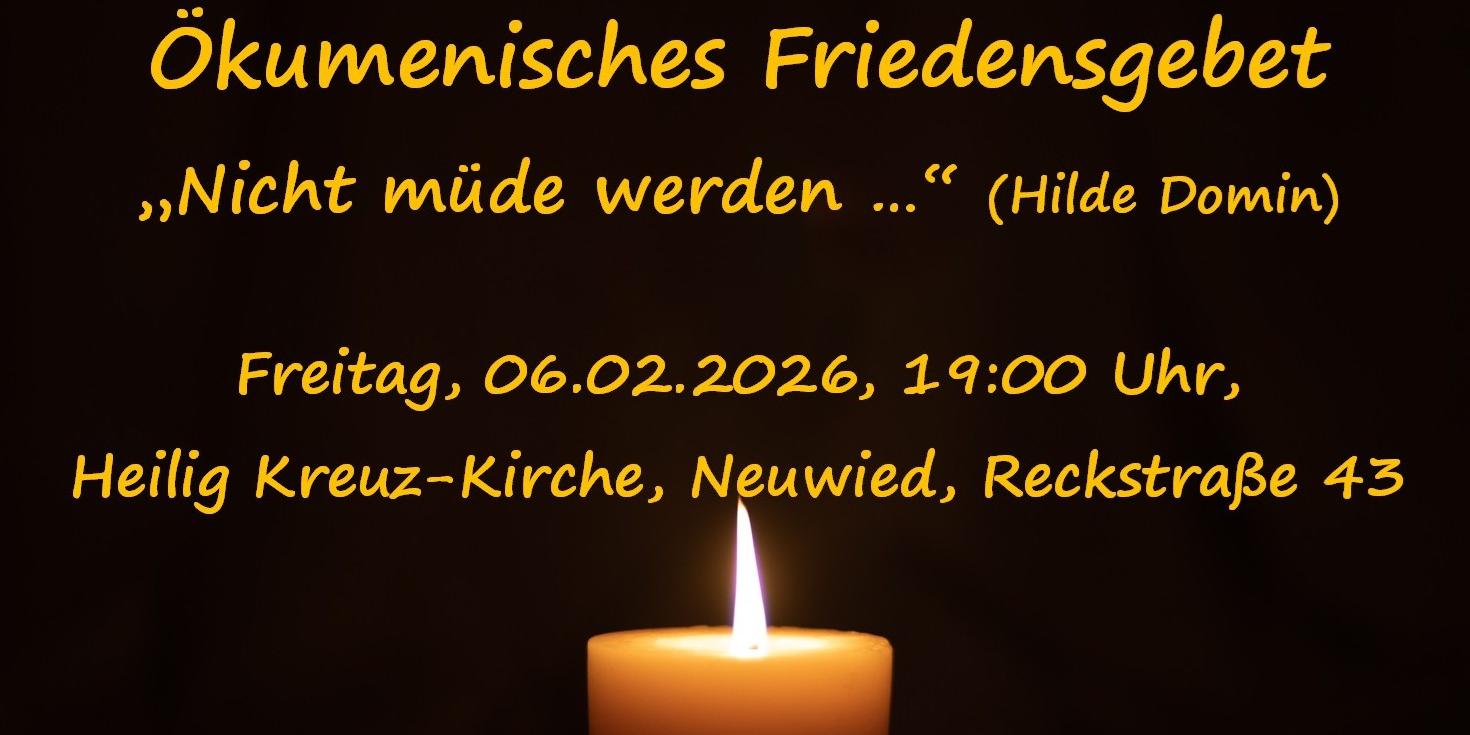 2026-02-06_Handzettel Friedensgebet_nicht müde werden
