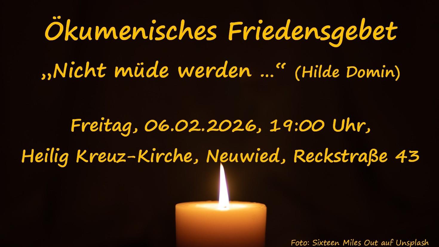 2026-02-06_Handzettel Friedensgebet_nicht müde werden