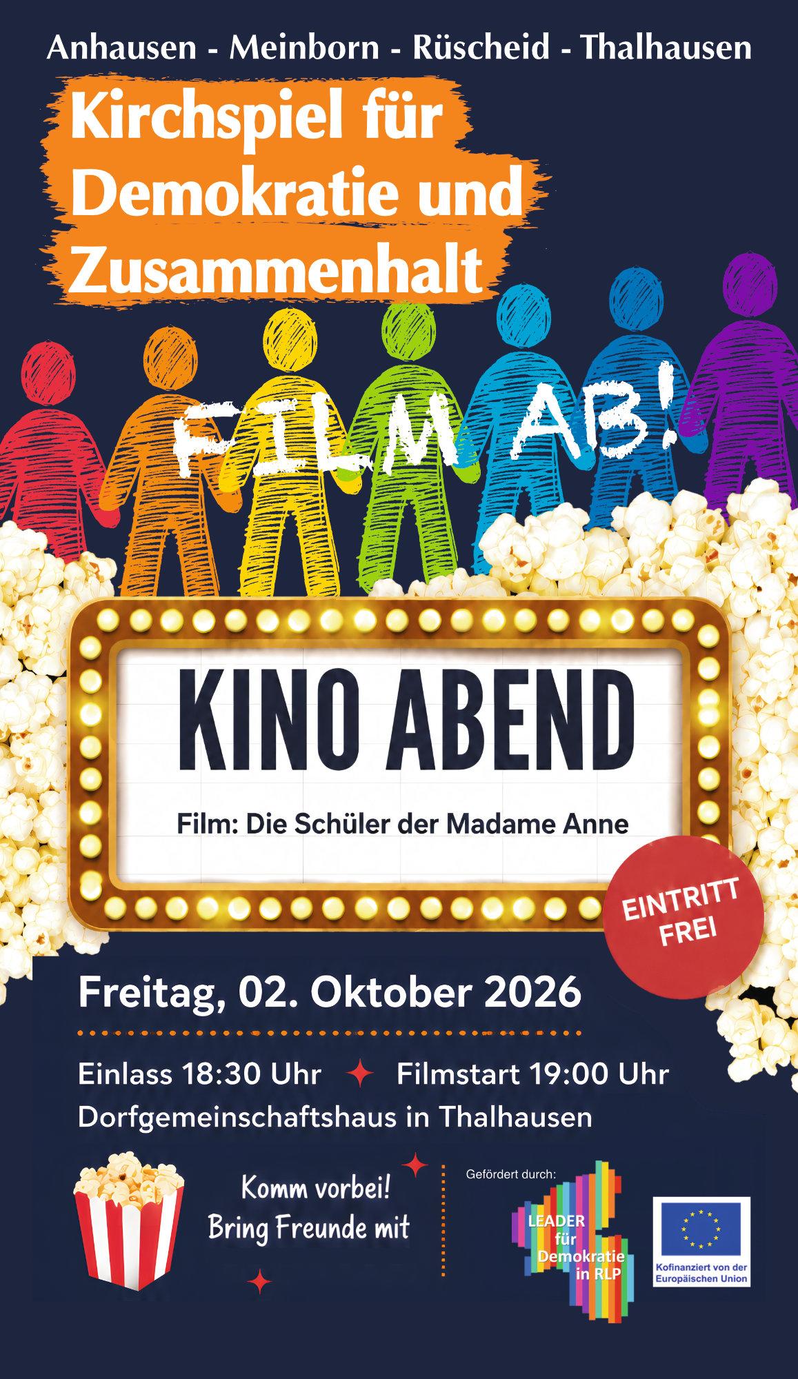 2026-10-02_Kino-Abend Plakat Anhausen