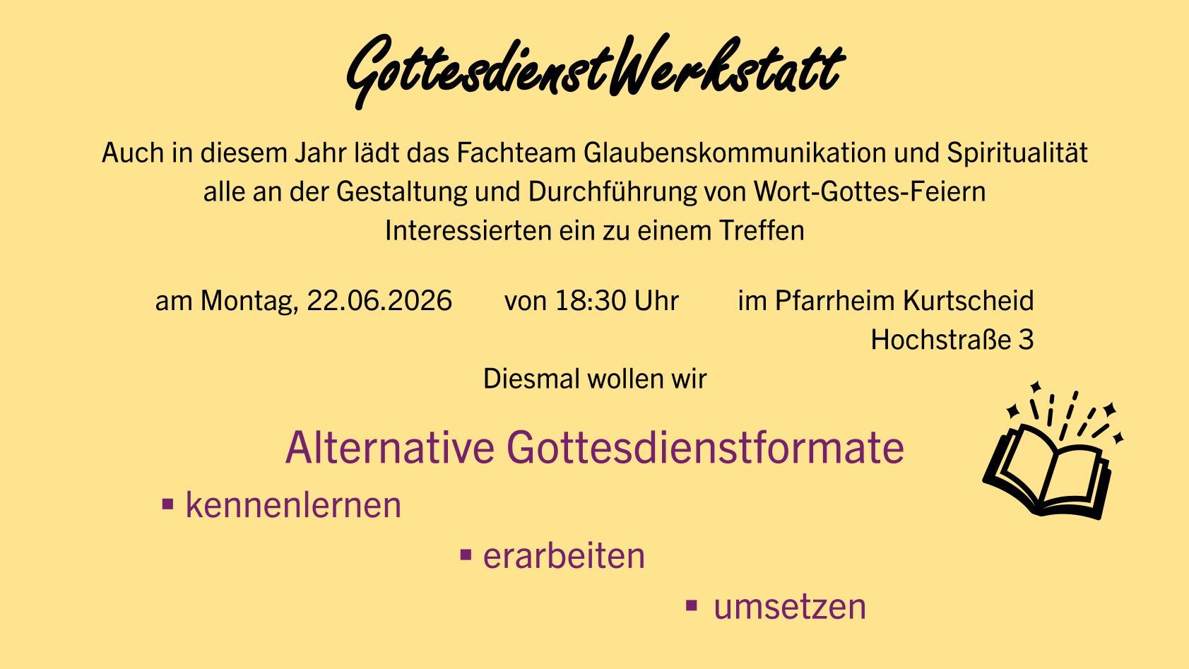 2026_6_22_ Plakat GottesdienstWerkstatt Kurtscheid
