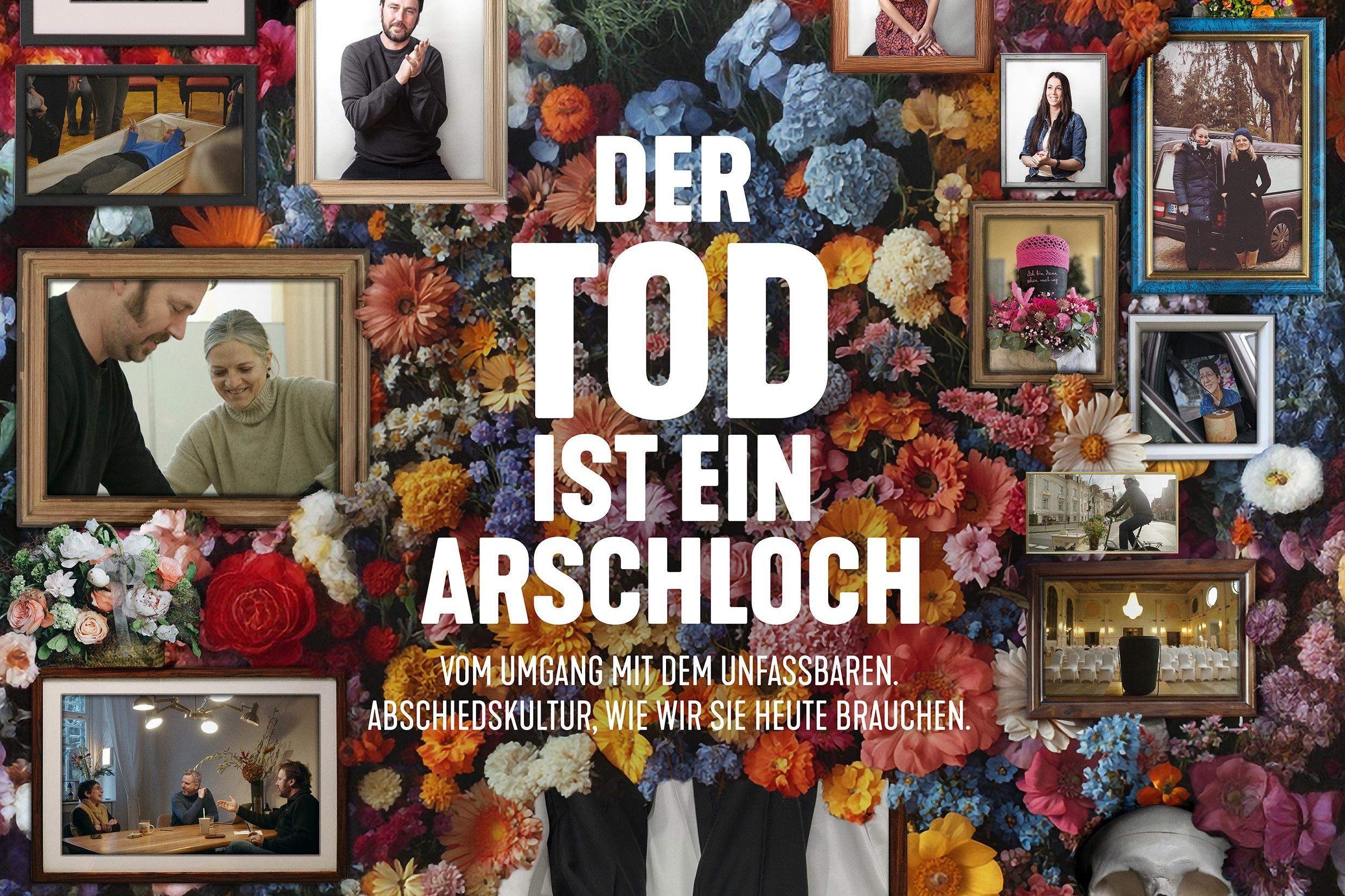 Ausschnitt des Filmplakates 'Der Tod ist ein Arschloch'