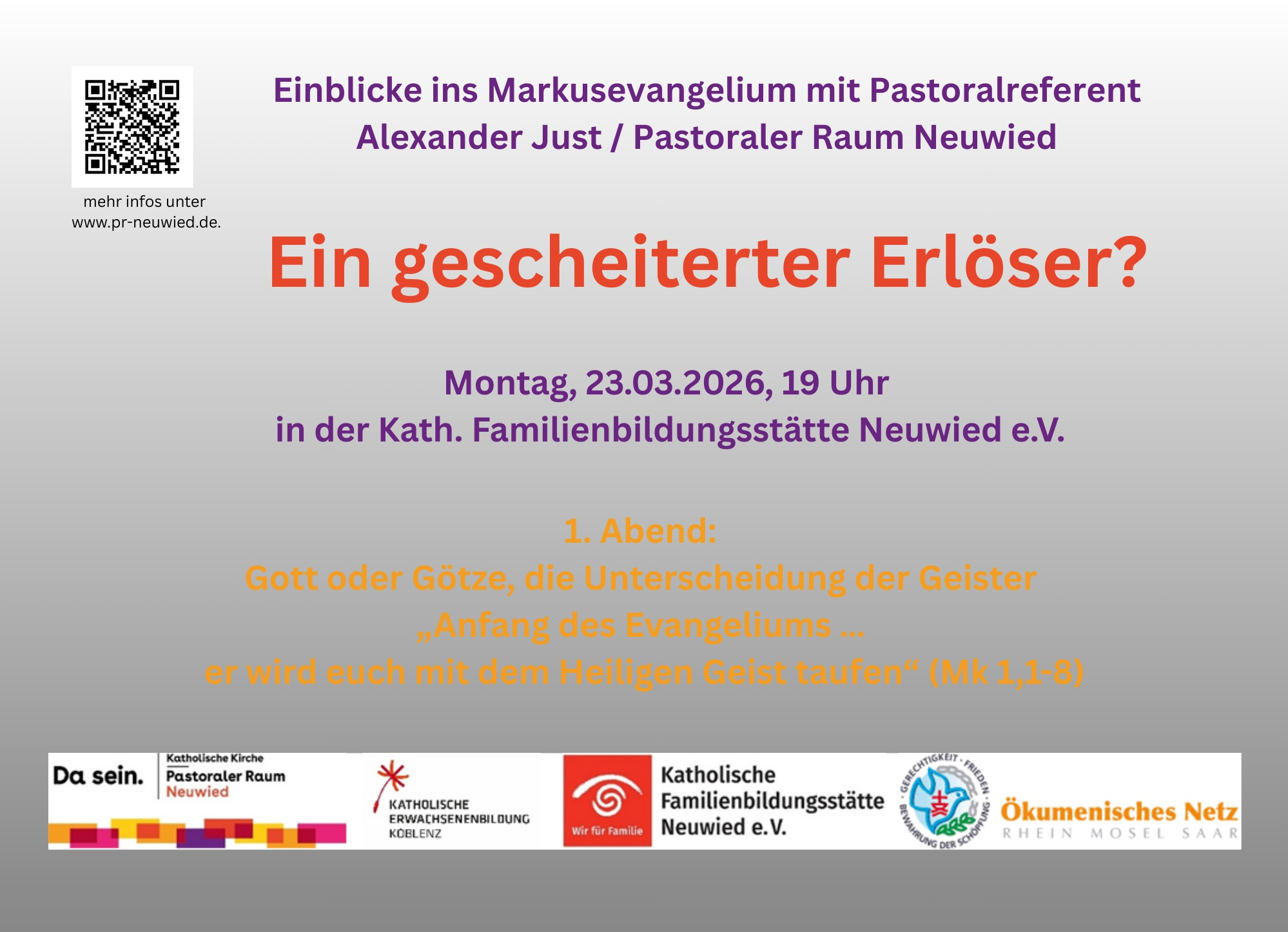 Ein gescheiterter Erlöser-Einblicke ins Markusevangelium