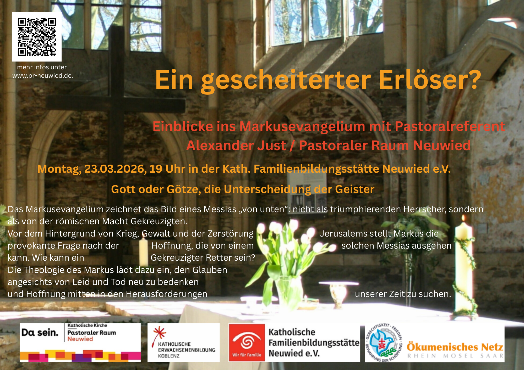 Ein gescheiterter Erlöser-Einblicke ins Markusevangelium