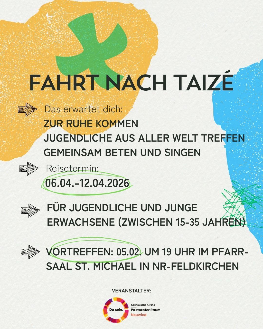 Flyer V3 Taizéfahrt 2026