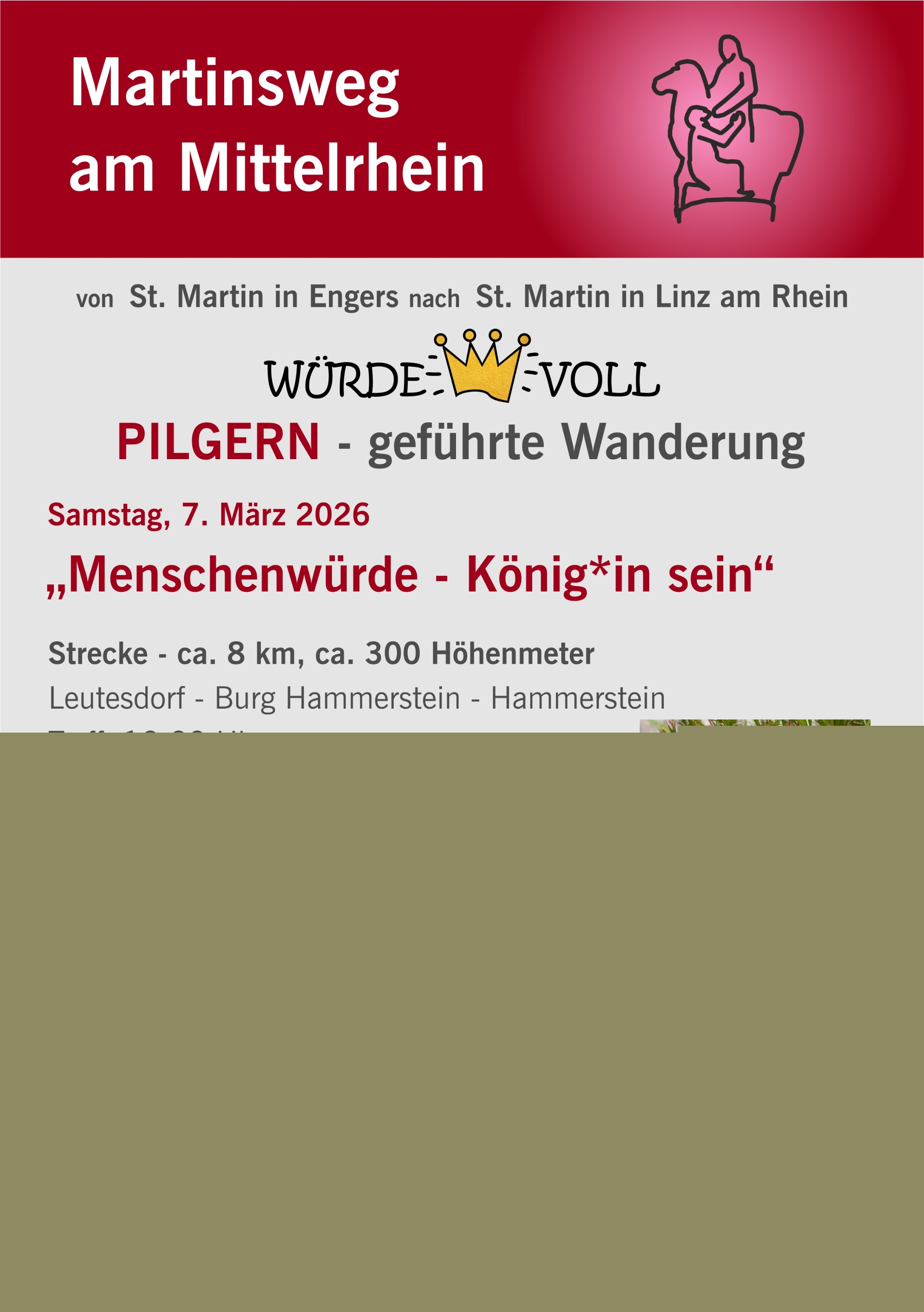 'Menschenwürde - König*in sein': 7. März 2026