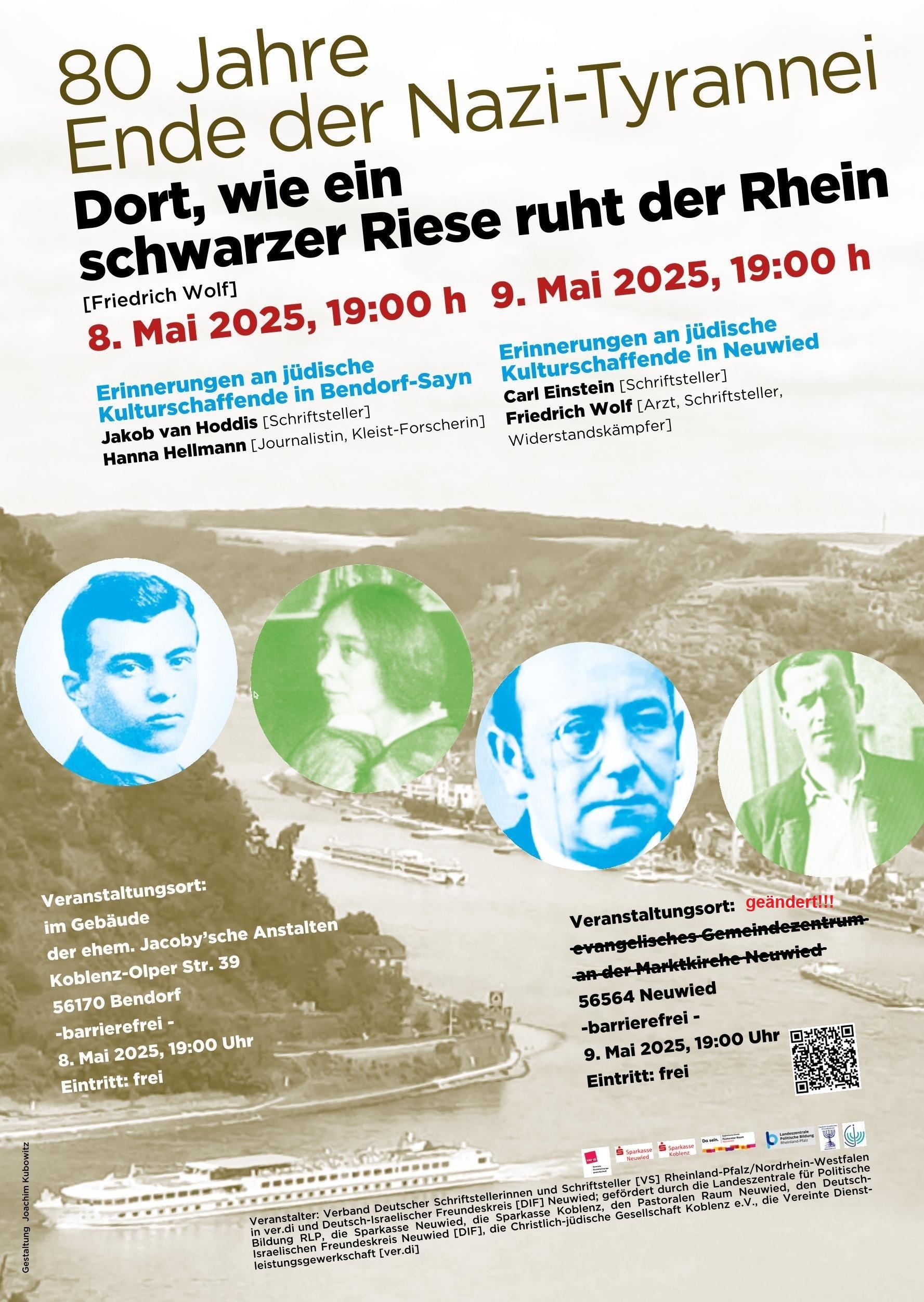 Plakat 80 Jahre Ende der Nazi-Tyrannei