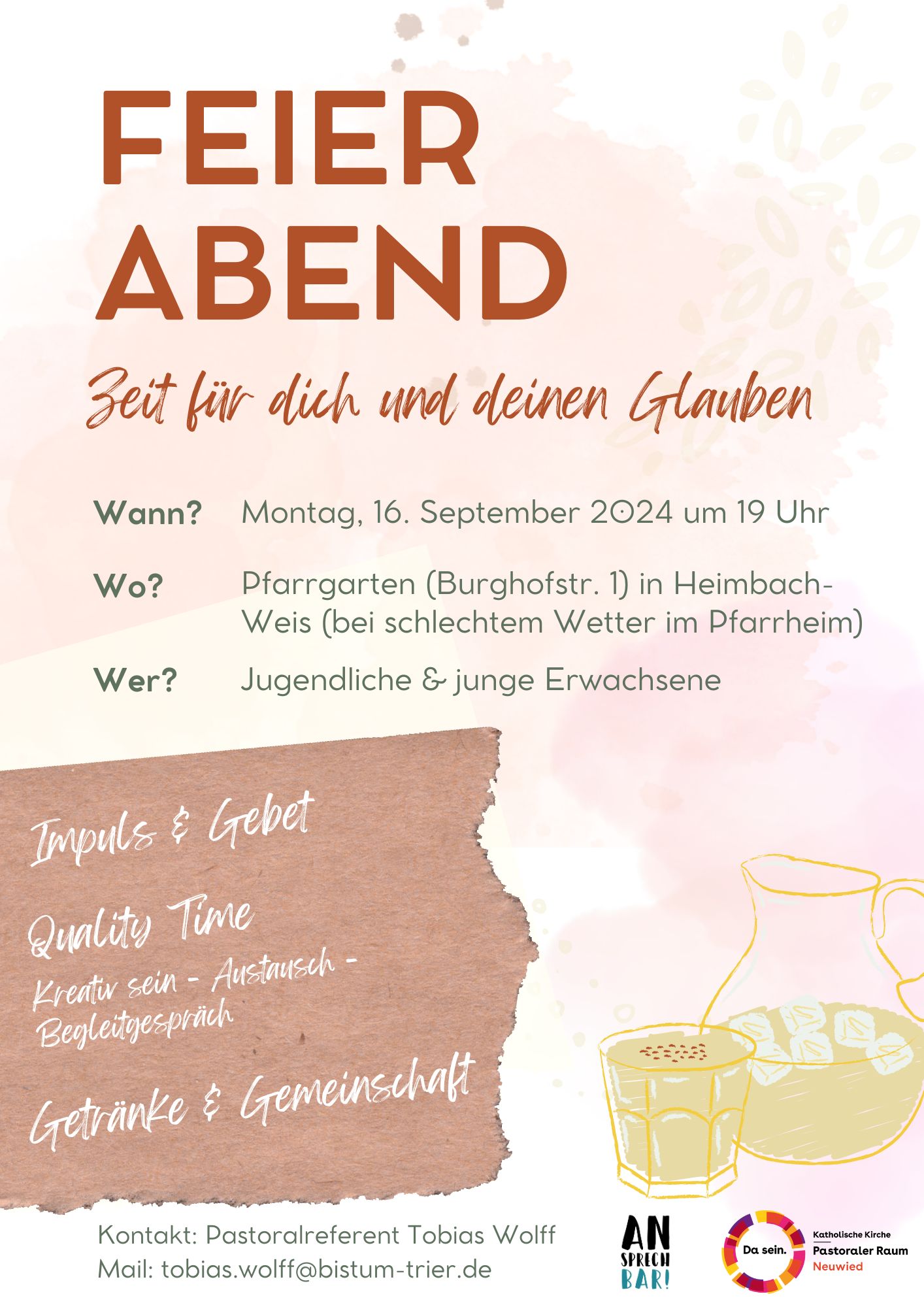 Flyer Feierabend 16.09.24