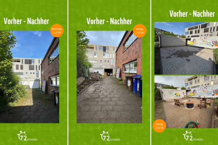 DPSG Friskirchen: Vorher und nachher