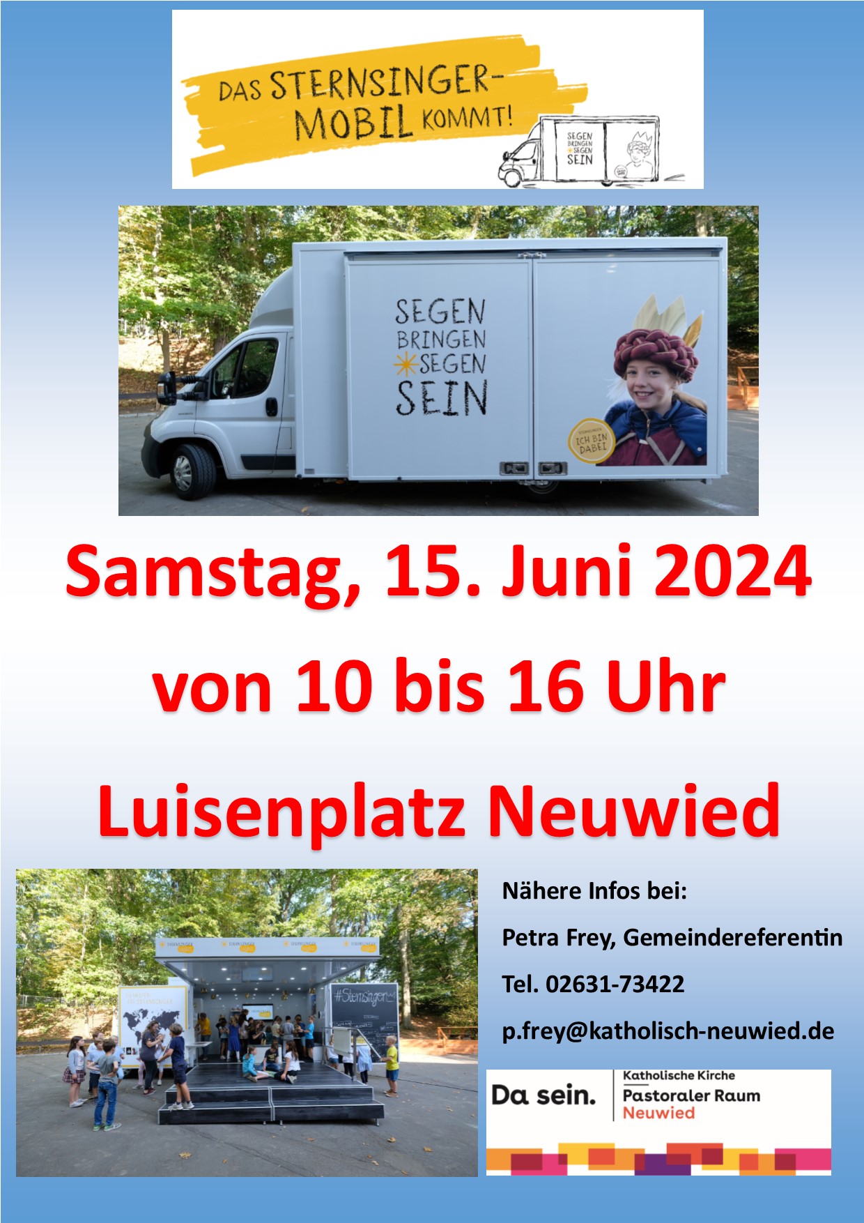 Sternsingermobil in Neuwied