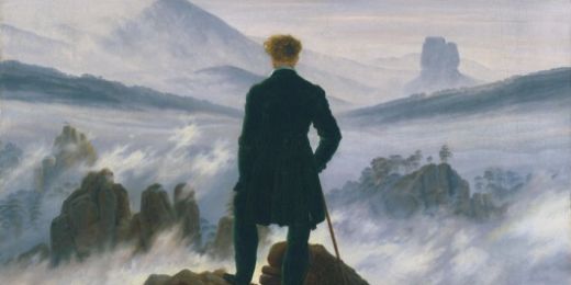 Plakat zur Online-Veranstaltung: Caspar David Friedrich