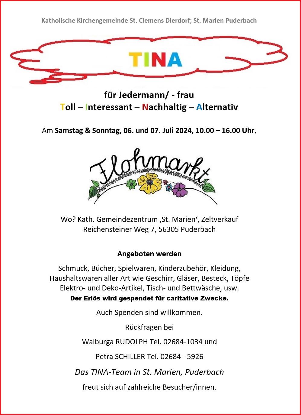 TINA-Flohmarkt Puderbach