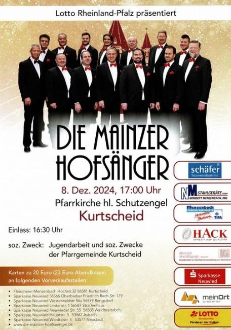 Die Mainzer Hofsänger in Kurtscheid
