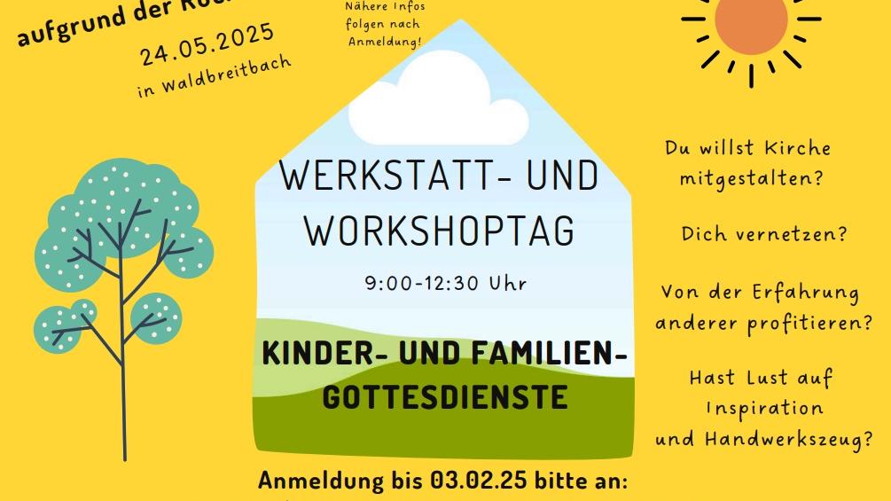 Werkstatt- und Workshoptag 2025 'Kinder- und Familiengottesdienste'