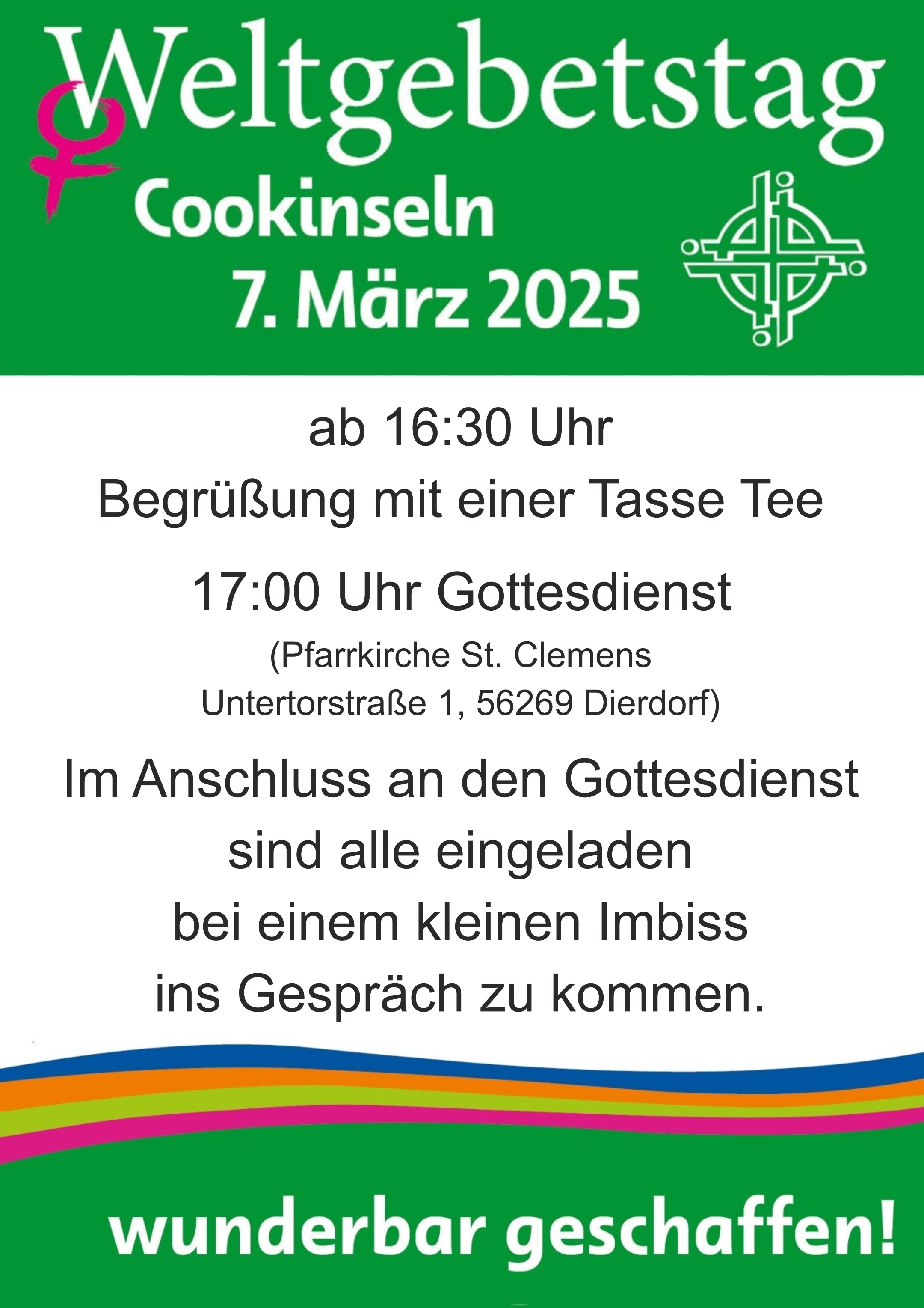 Weltgebetstag 2025 in Dierdorf