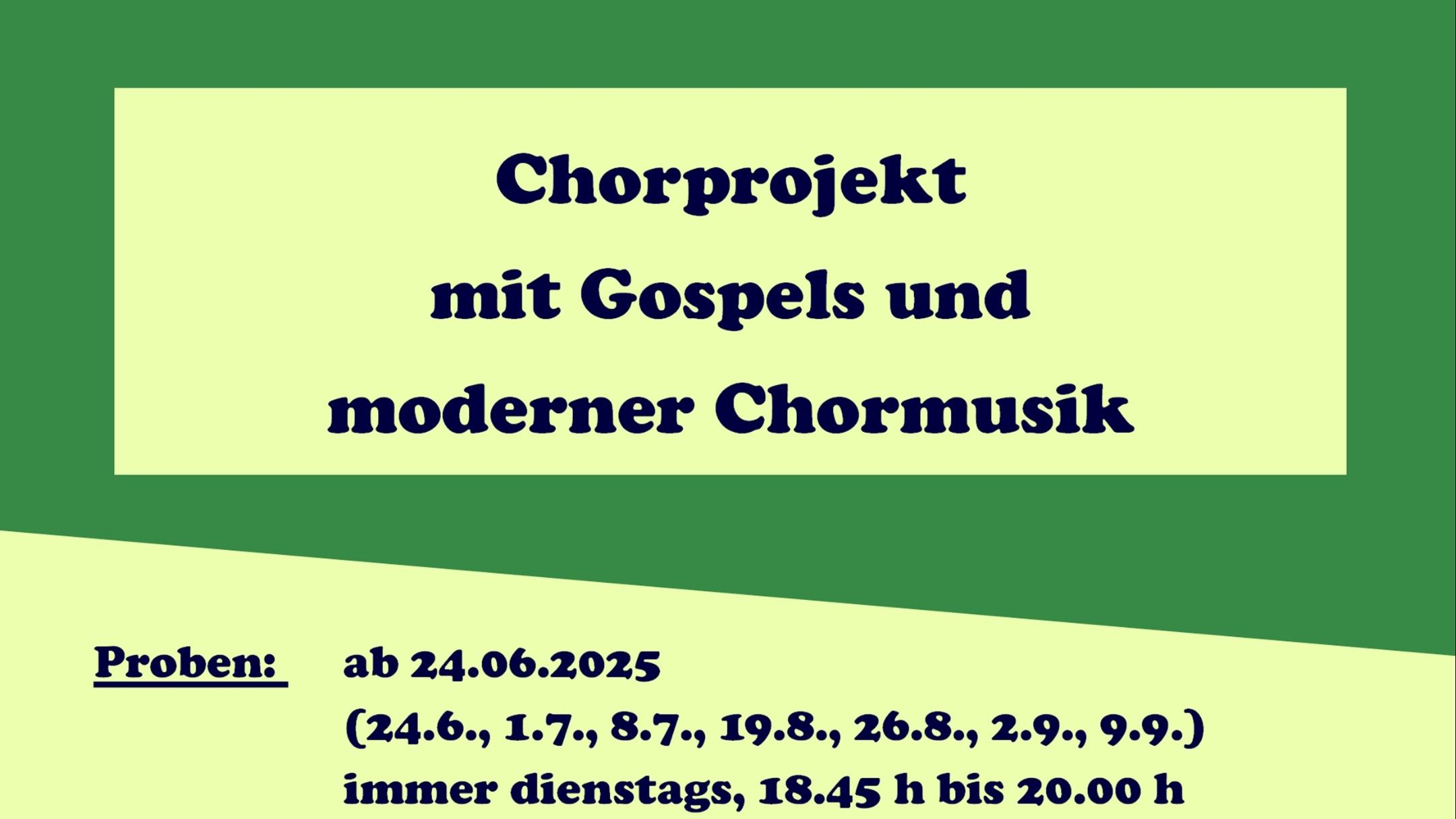 grafisch gestaltetes Plakat in mittel- und hellgrün