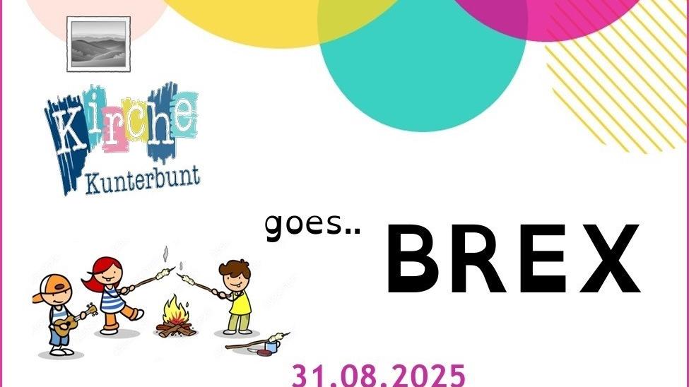 Mit einer kleinen Grafik mit drei Kindern, die Stockbrot backen bzw. Gitarre am Lagerfeuer spielen, ist das Plakat gestaltet.