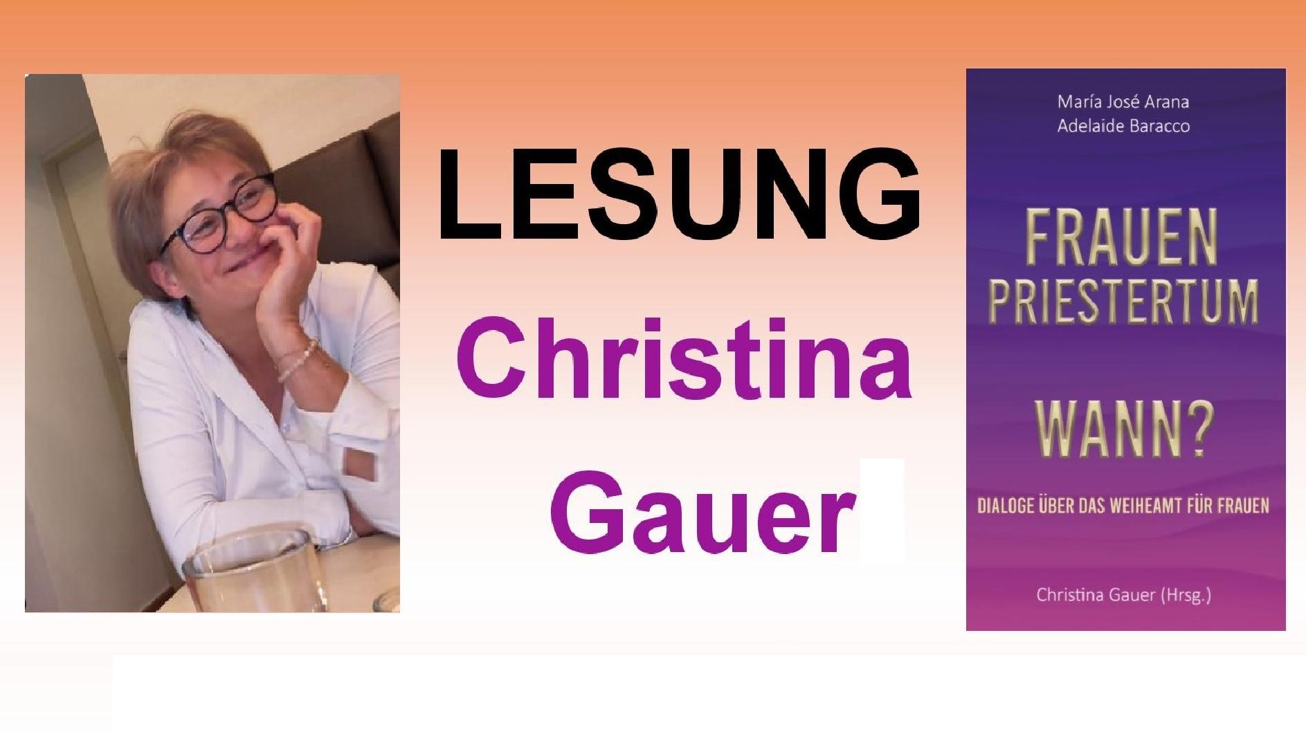Ausschnitt des Plakates, der neben dem Veranstaltungstitel auch ein Bild der Autorin, die schmunzelnd das Kinn auf ihre linke Hand aufstützt, und ein Bild des Buchcovers zeigt.