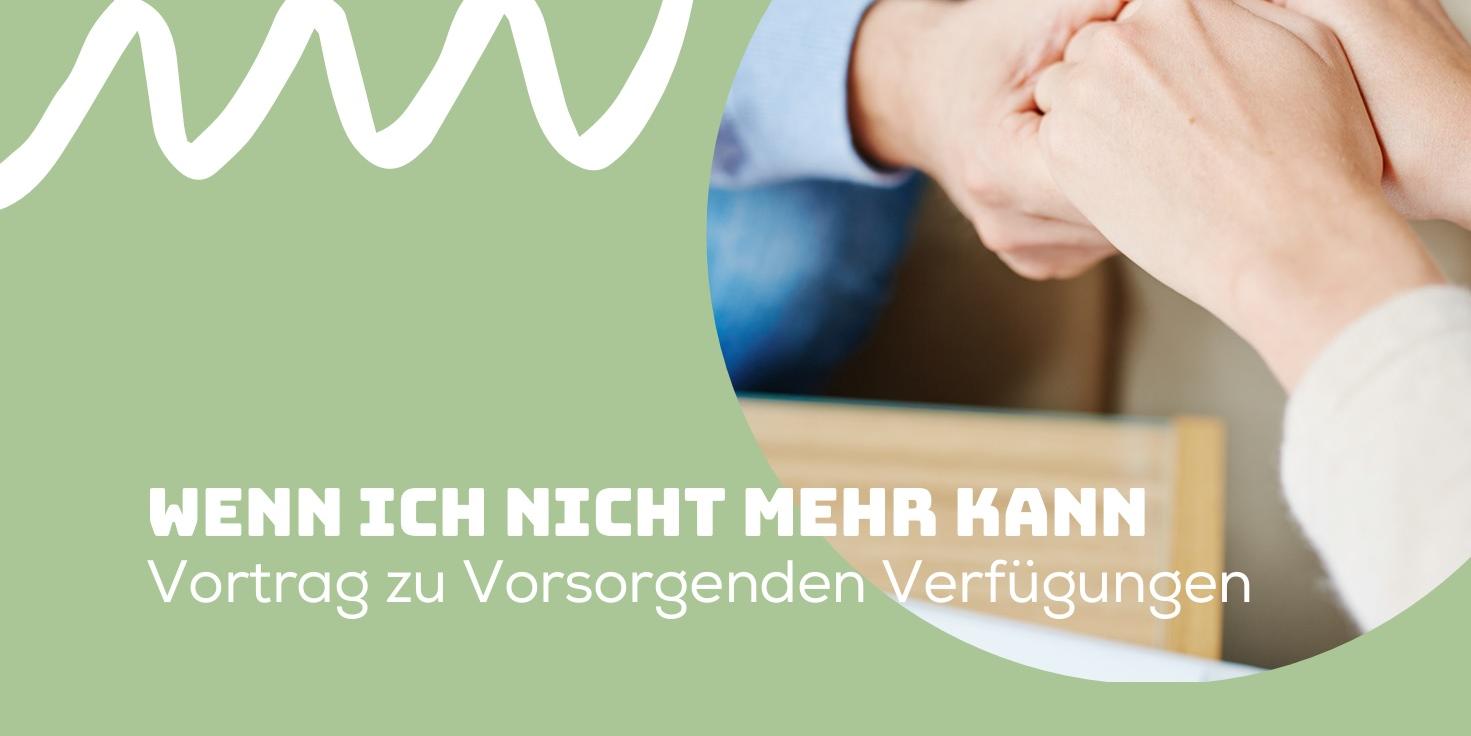 Zu sehen sind die Hände zweier Menschen, die sich halten.