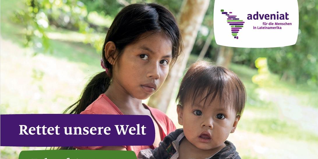 Das Bild zeigt zwei Kinder im Amazonasgebiet, die mit großen, dunklen Augen den Betrachter um Hilfe bitten. (c) Bischöfliche Aktion Adveniat e. V. Das Bild zeigt zwei Kinder im Amazonasgebiet, die mit großen, dunklen Augen den Betrachter um Hilfe bitten.