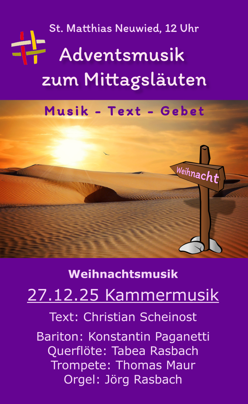 Weihnachtsmusik zum Mittagsläuten