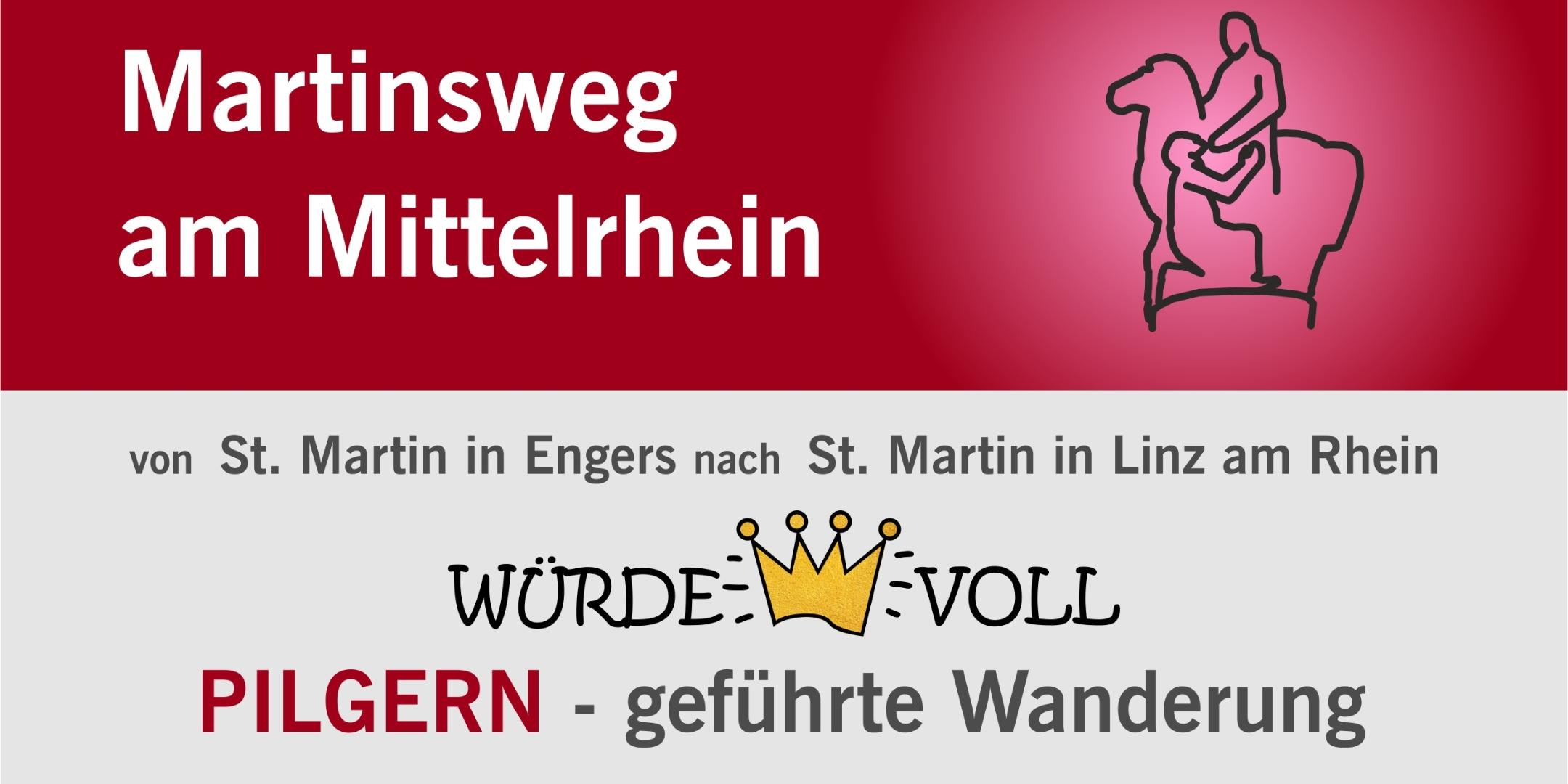 Neben vielen Informationen zur Wanderung zeigt das Plakat die beiden Königsfiguren des Pastoralen Raumes Neuwied.