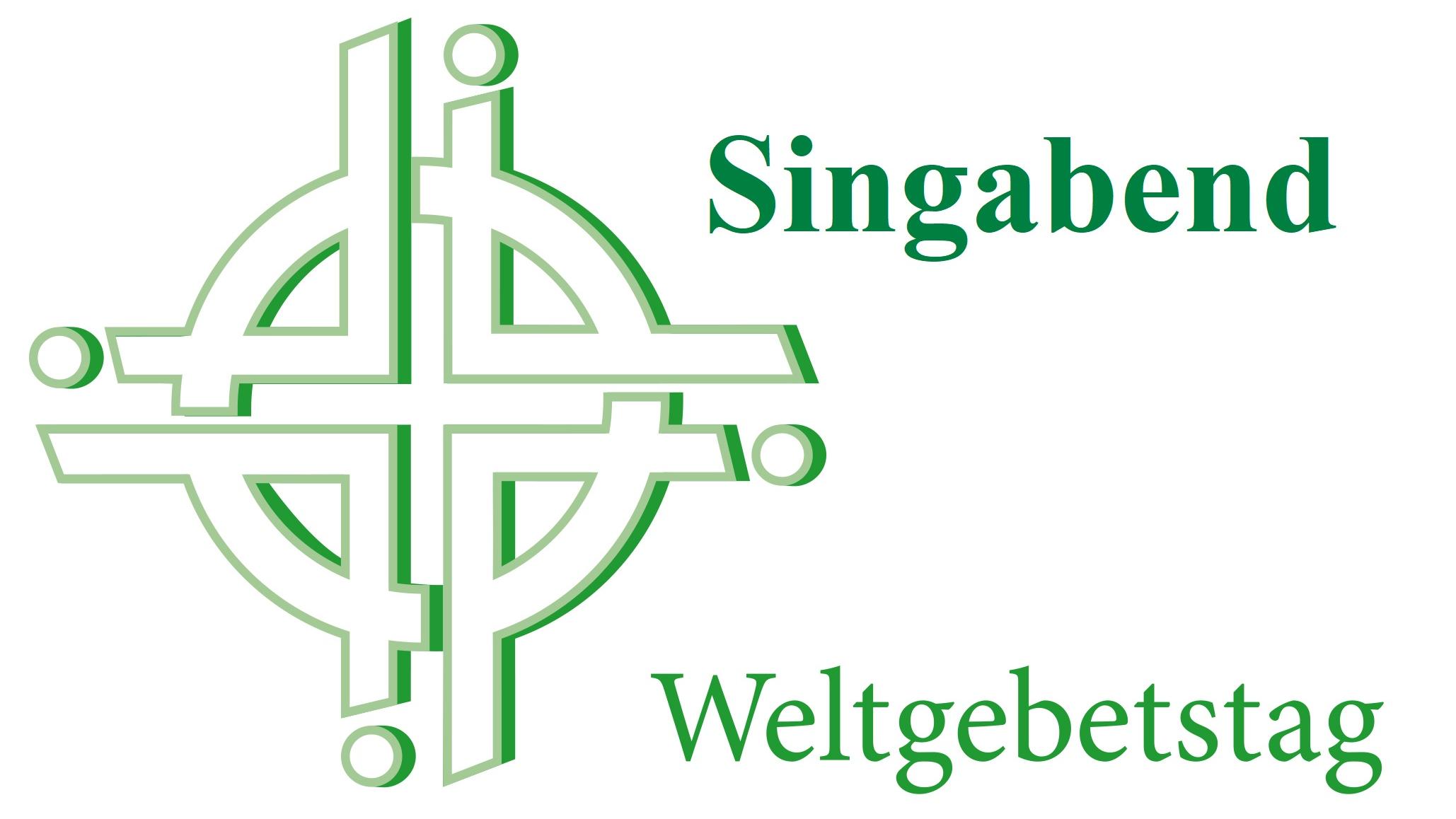 Das Bild zeigt das Weltgebetstags-Logo in Grüntönen.