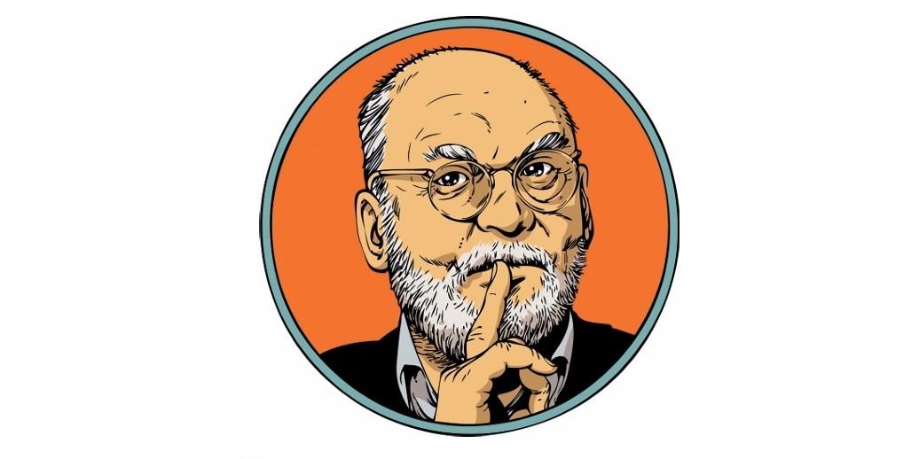 Hüsch-Lesung Neuwied: 19. November 2026 Das Plakat zeigt neben den Informationen zur Veranstaltungen die Grafik des Portrait von Hanns Dieter Hüsch.