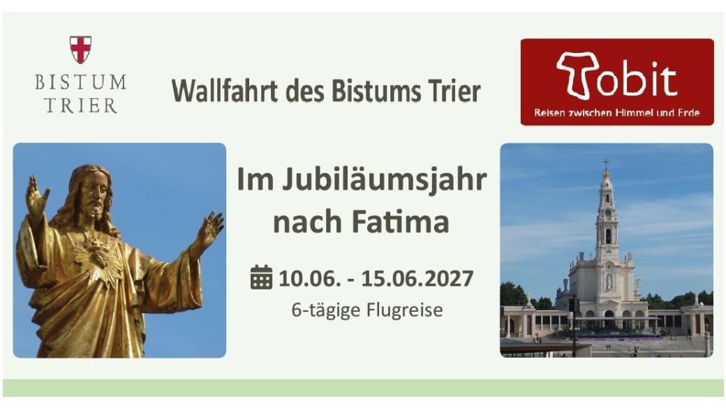 Header Fatima-Reise: Juni 2027