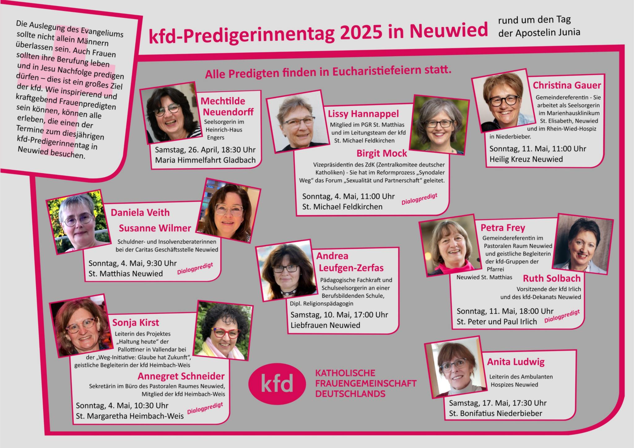 Predigerinnentag 2025 - Plakat