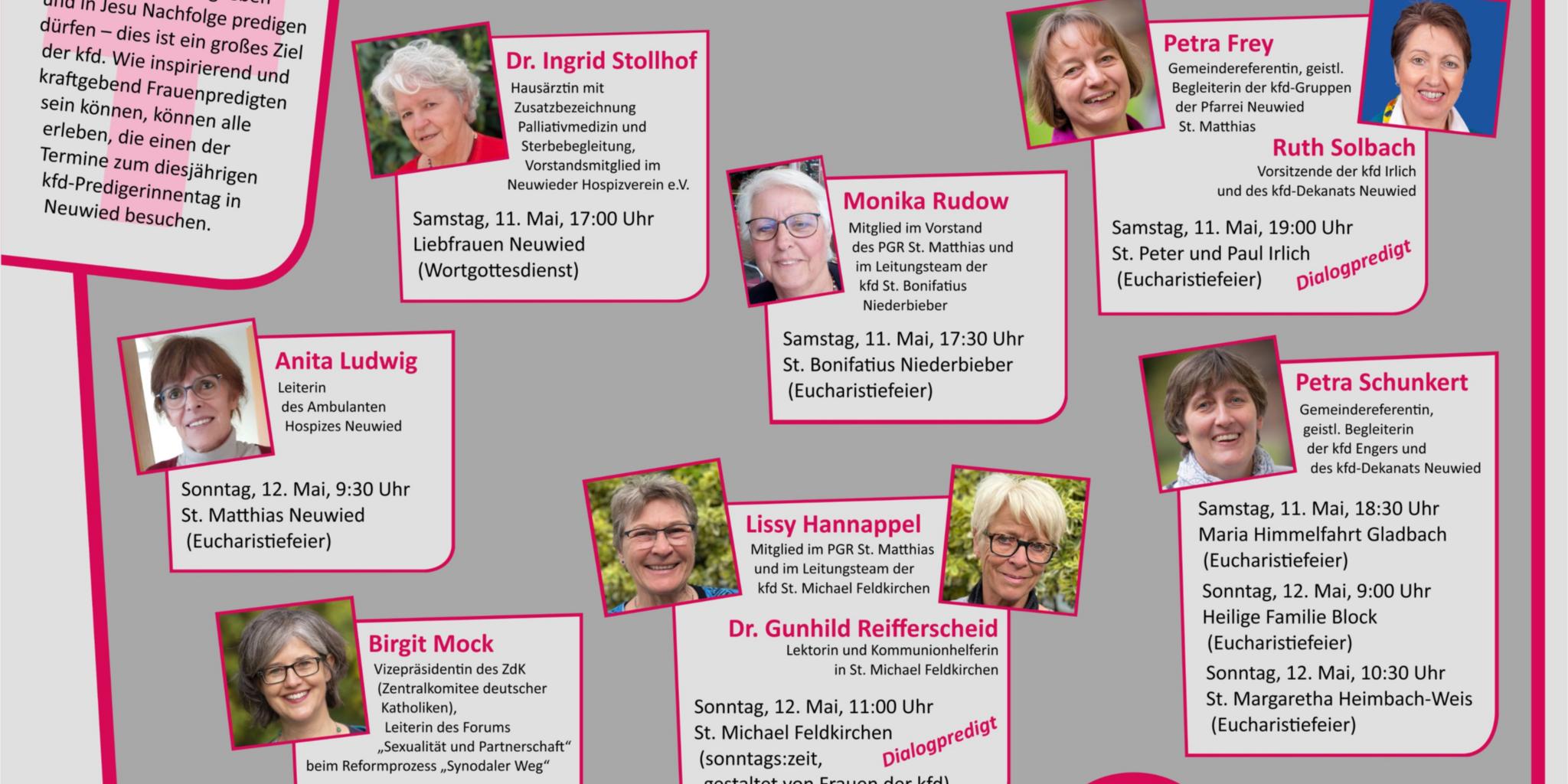 Predigerinnentag im Pastoralen Raum Neuwied 2024
