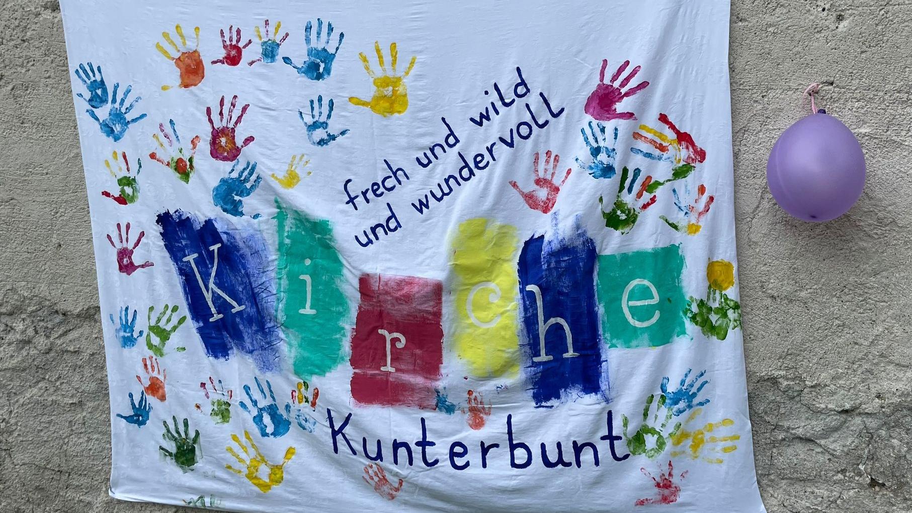 Kirche Kunterbunt - Betttuch 2024