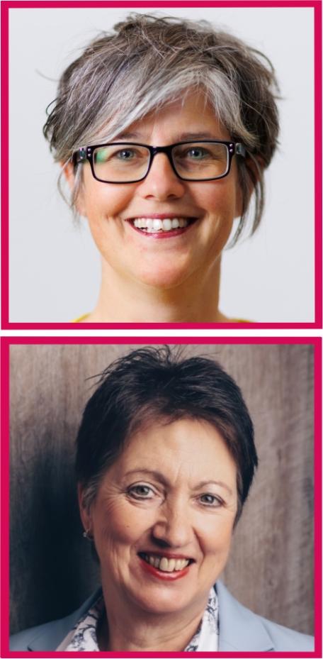 Birgit Mock und Ruth Solbach