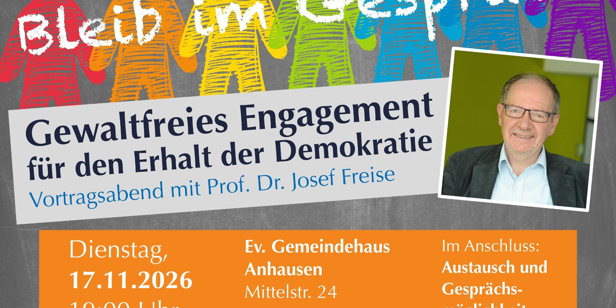 Vortrags- und Gesprächsabend Prof. Josef Freise