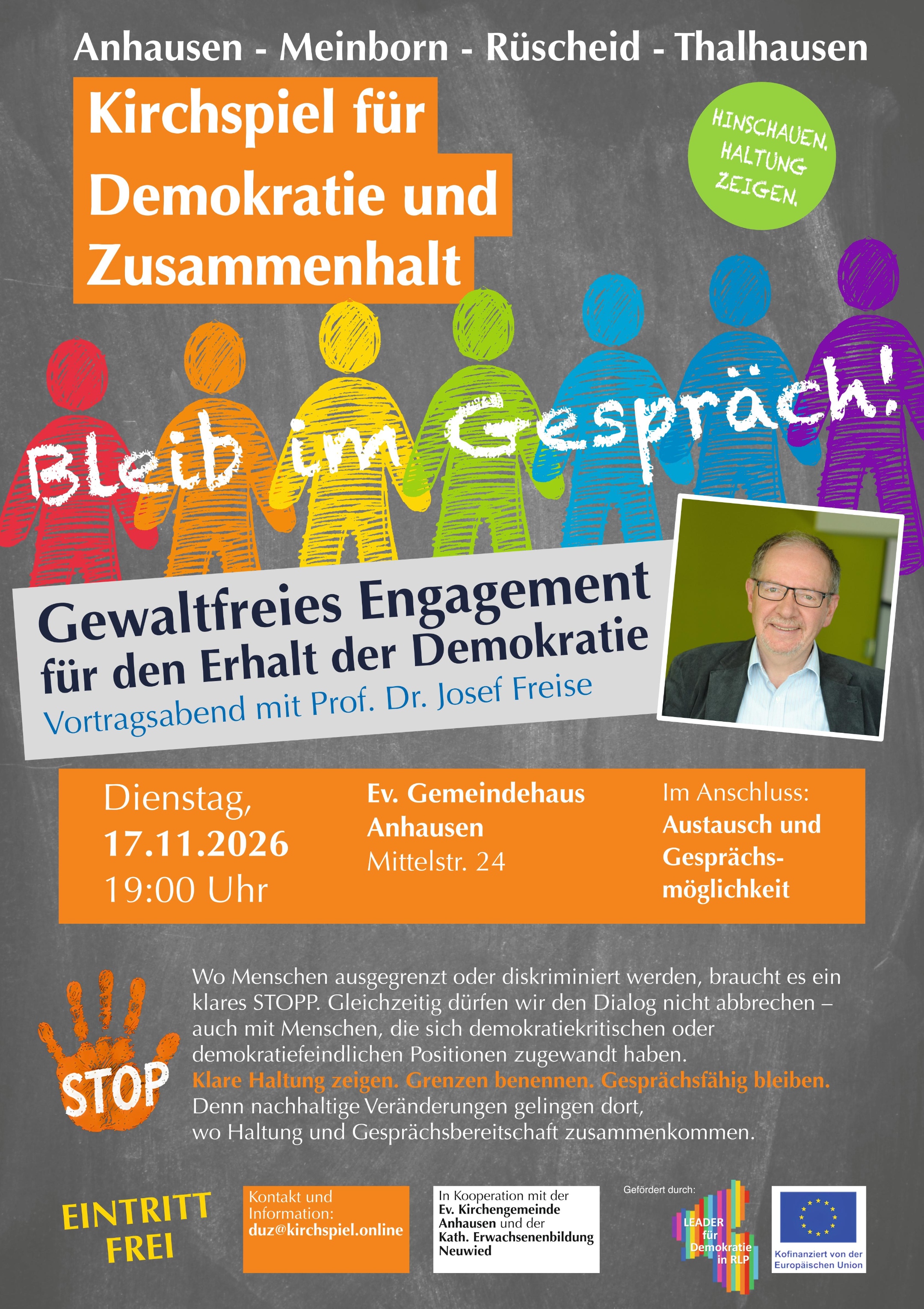 Vortrags- und Gesprächsabend Prof. Josef Freise